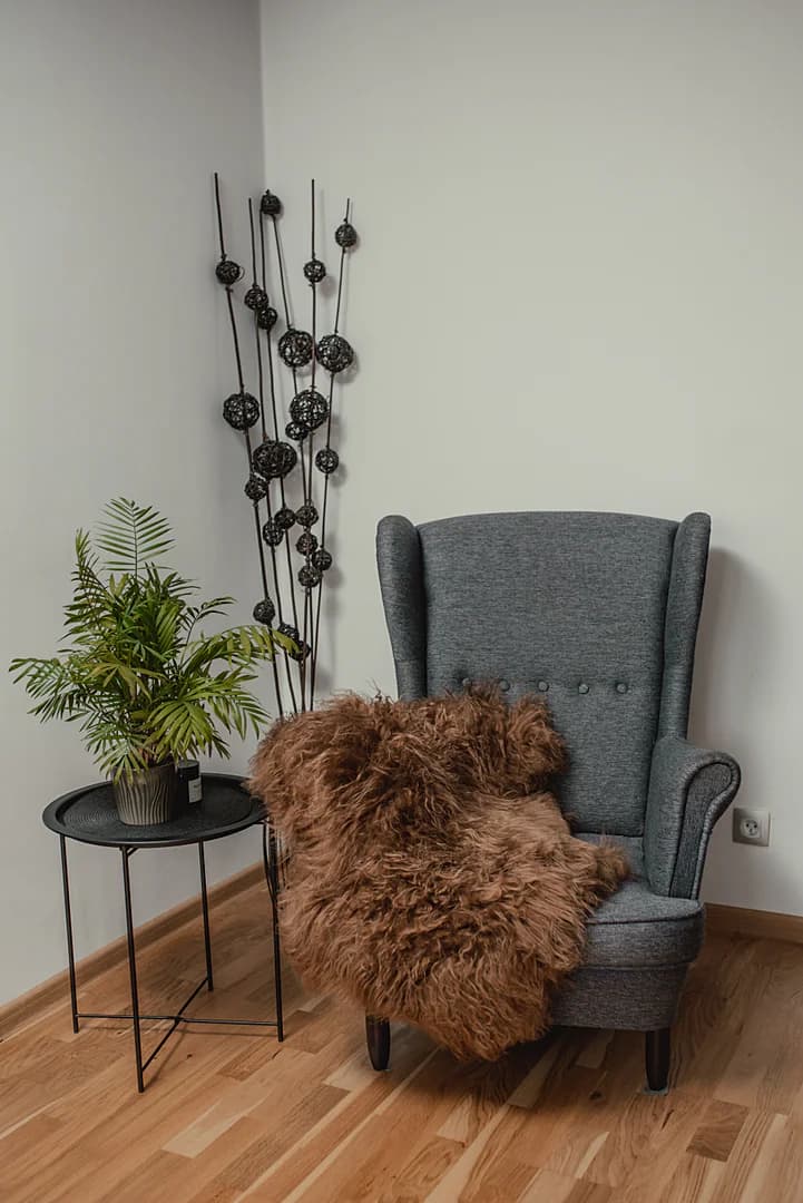 Iceland sheep's skin "brown breeze" winding